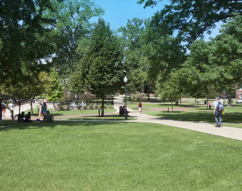 Campus green space